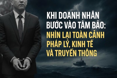 Khi doanh nhân bước vào tâm bão: nhìn lại toàn cảnh pháp lý, kinh tế và truyền thông